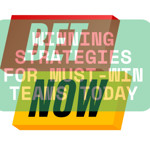 Winning Strategies for Must-Win Teams Today